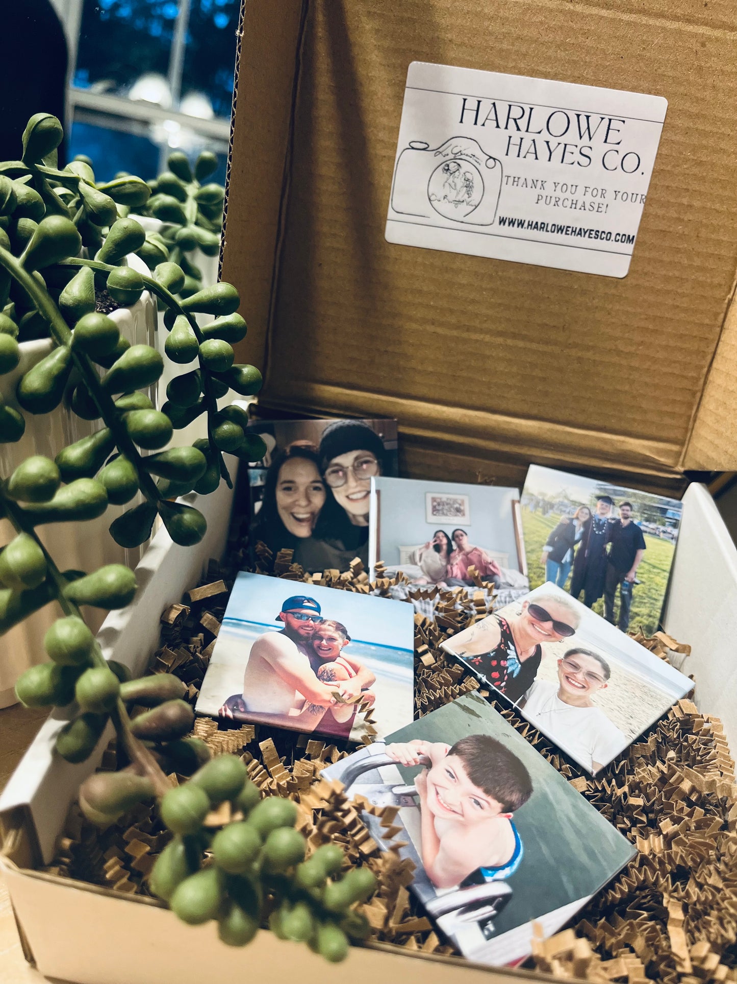 Set of 6 - 2x2 Custom Photo Magnets